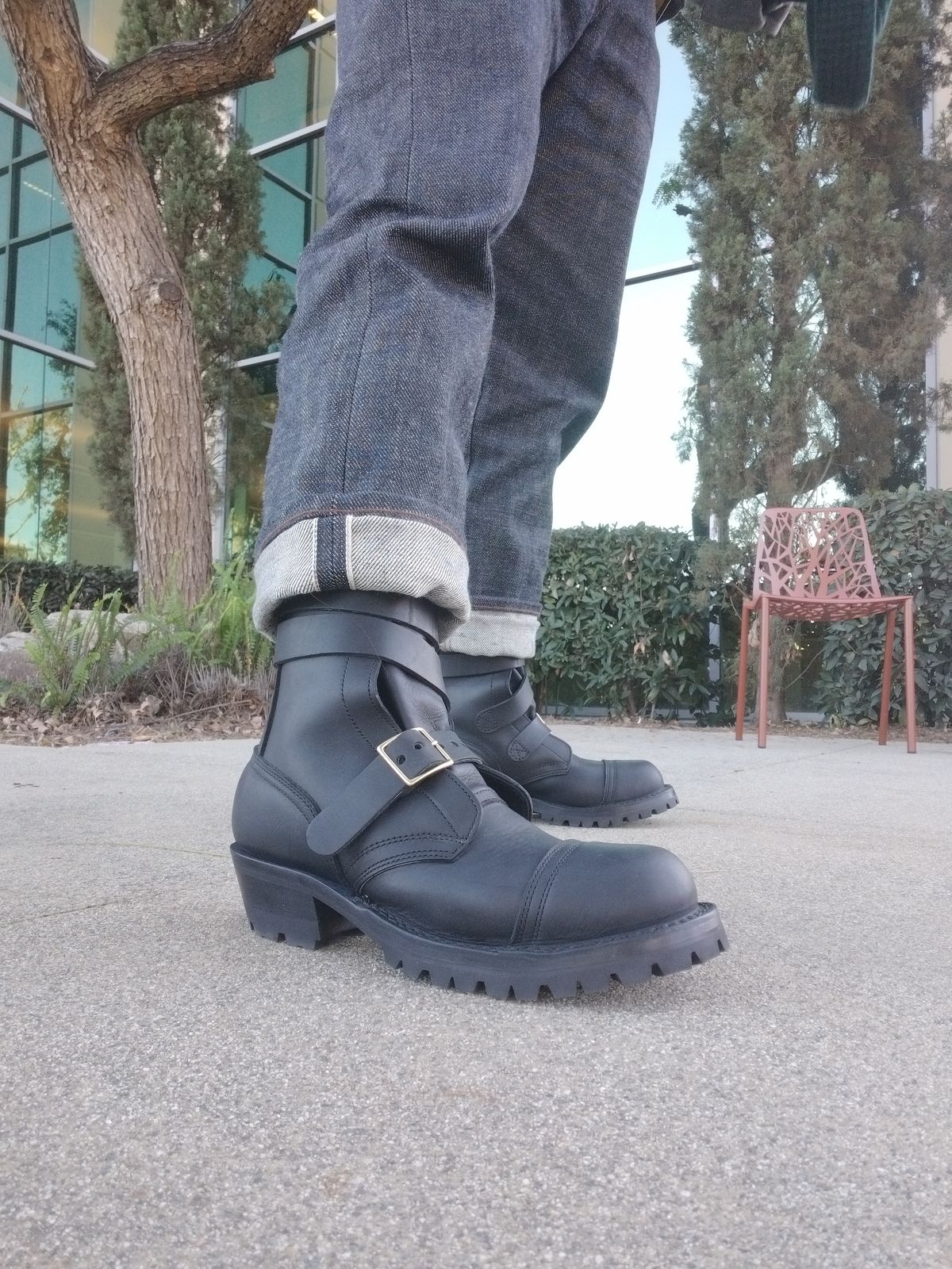 Photo by StuntTriple on February 4, 2026 of the Nicks TankerPro in Nicks / Horween Black Spokane.