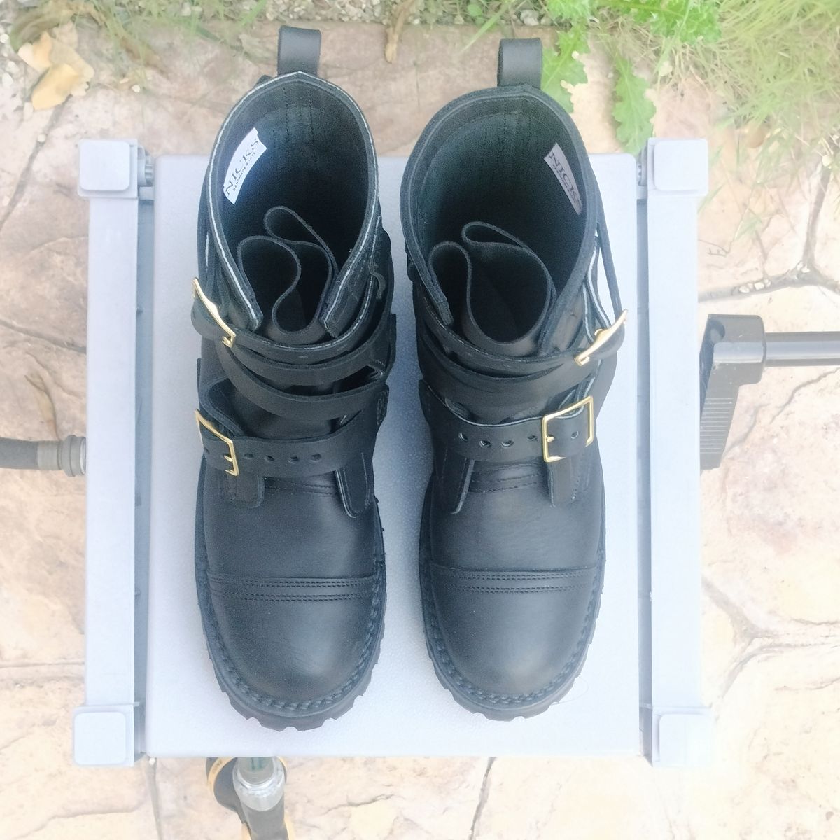 Photo by StuntTriple on February 5, 2026 of the Nicks TankerPro in Nicks / Horween Black Spokane.