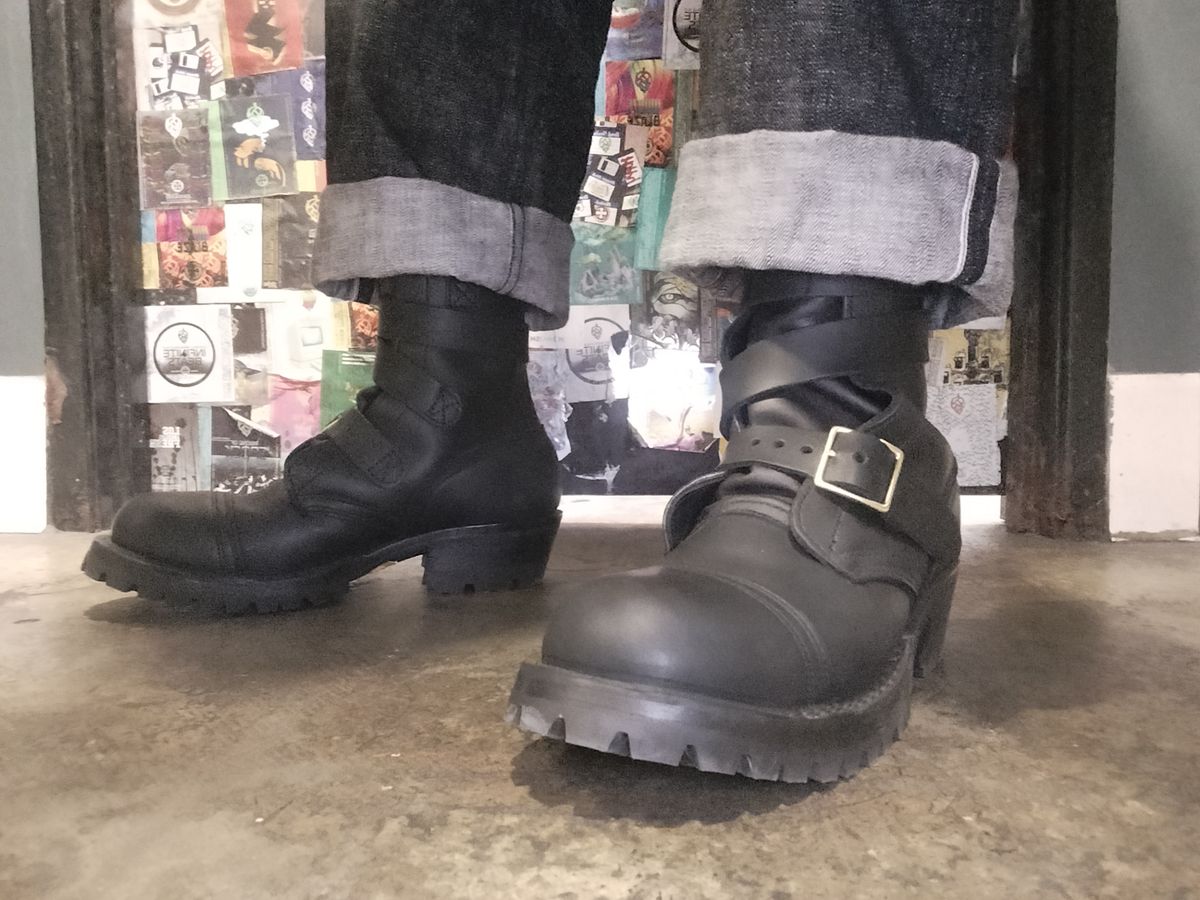 Photo by StuntTriple on February 8, 2026 of the Nicks TankerPro in Nicks / Horween Black Spokane.