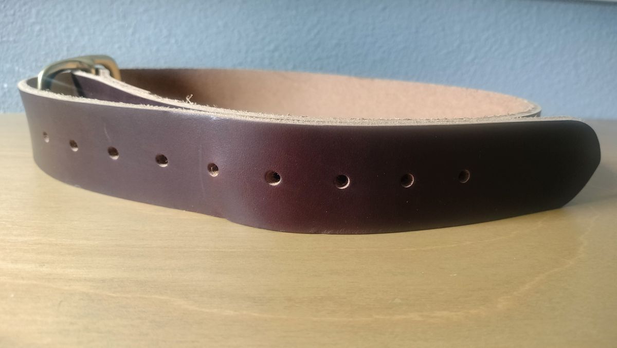 Photo by StuntTriple on August 15, 2025 of the Rose Anvil Micro-Adjust Belt - 1.5" in Dark Brown Leather.