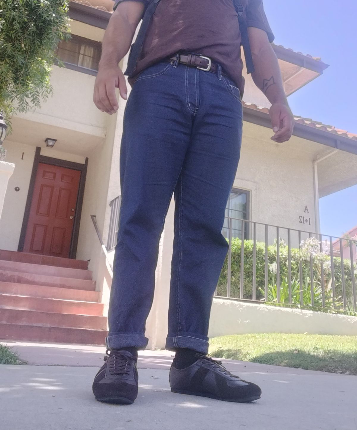 Photo by StuntTriple on July 11, 2025 of the Crown Northampton Adnitt Gat Shoe in Brown Calf Leather & Janus Calf Suede.