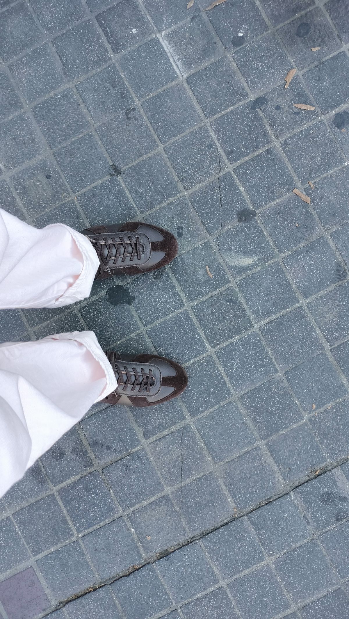 Photo by StuntTriple on August 4, 2025 of the Crown Northampton Adnitt Gat Shoe in Brown Calf Leather & Janus Calf Suede.
