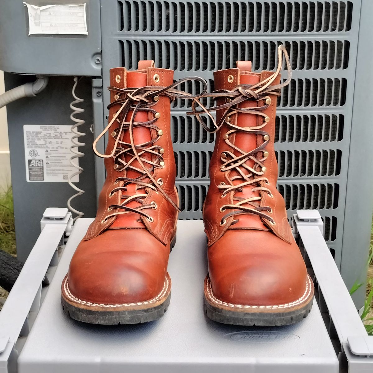 Photo by StuntTriple on January 19, 2026 of the Nicks Strider ZD in Nicks / Horween Honey Spokane.