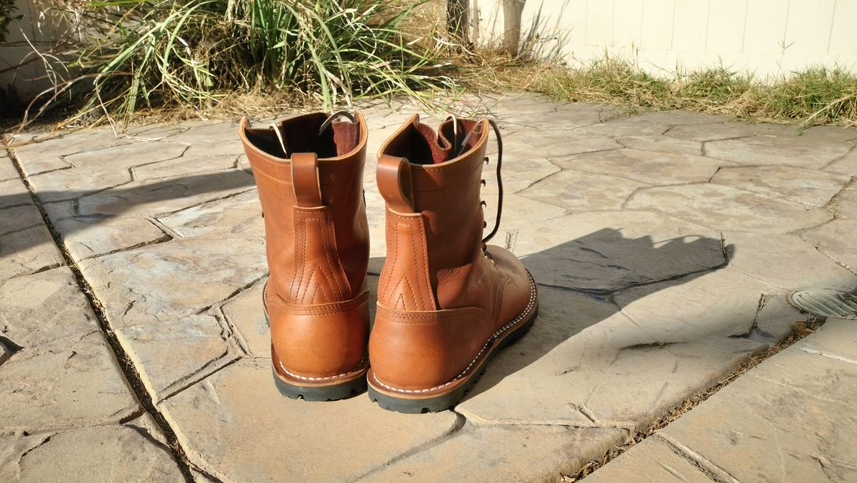 Photo by StuntTriple on August 1, 2025 of the Nicks Strider ZD in Nicks / Horween Honey Spokane.