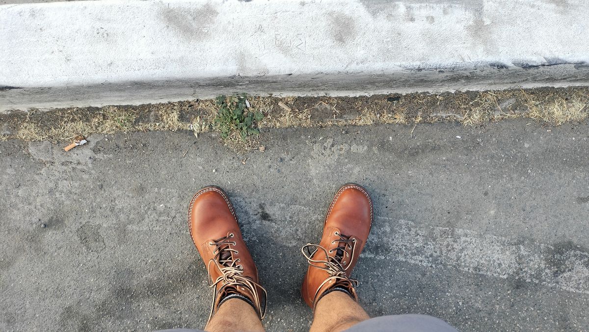 Photo by StuntTriple on August 24, 2025 of the Nicks Strider ZD in Nicks / Horween Honey Spokane.