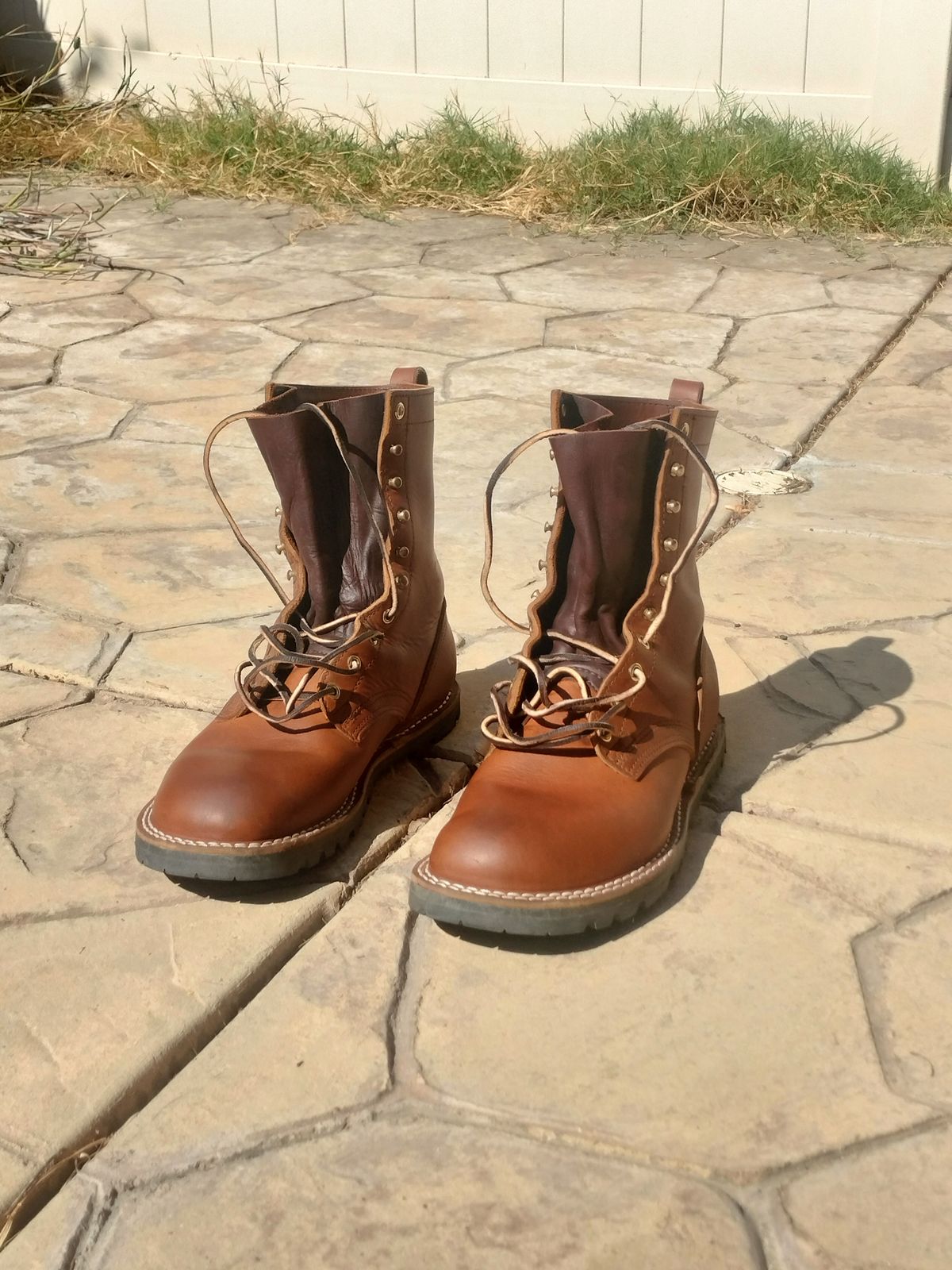 Photo by StuntTriple on August 24, 2025 of the Nicks Strider ZD in Nicks / Horween Honey Spokane.