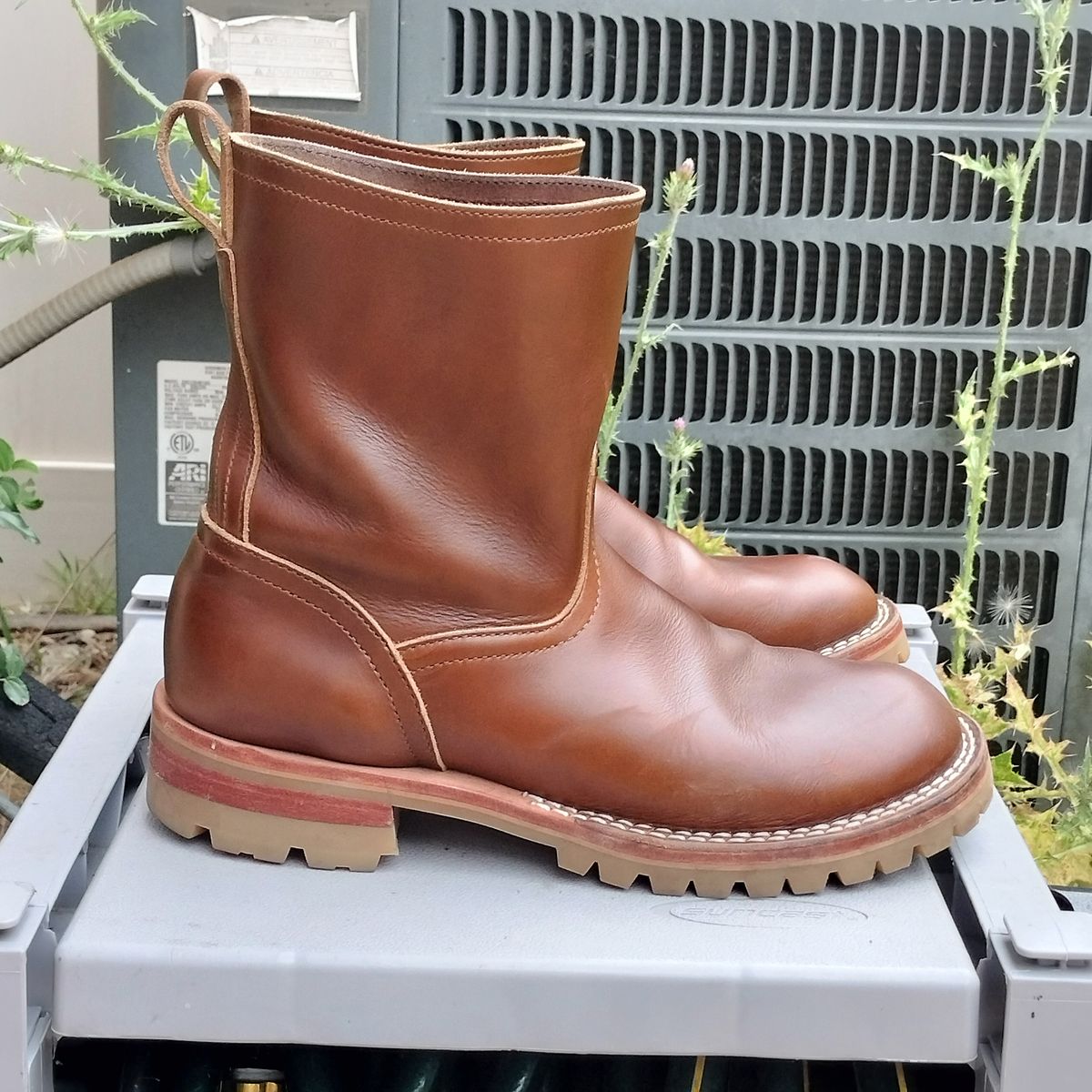 Photo by StuntTriple on May 22, 2026 of the Nicks Wellington in Nick's / Horween Cognac Shackleton.