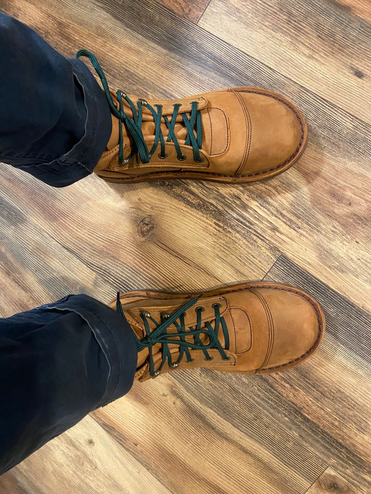 Photo by lolo99 on April 2, 2025 of the Jim Green African Ranger Barefoot Boot in Fudge Crazy Horse.