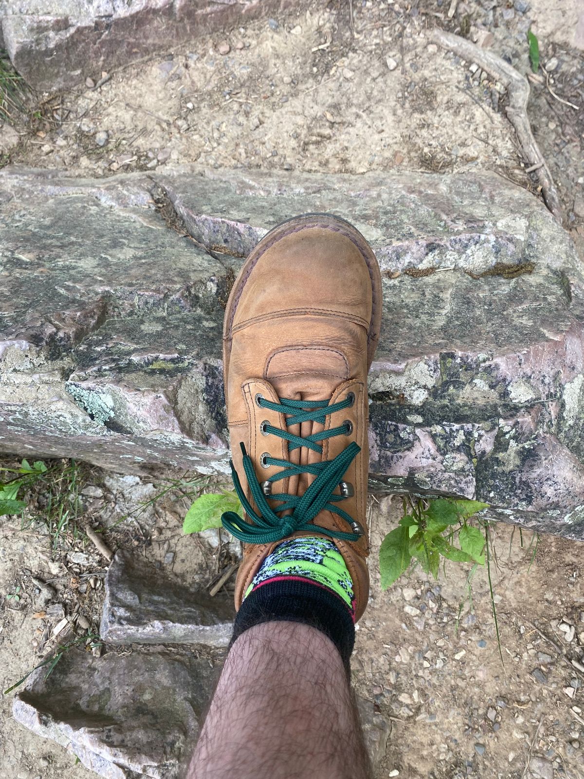 Photo by lolo99 on June 7, 2025 of the Jim Green African Ranger Barefoot Boot in Fudge Crazy Horse.