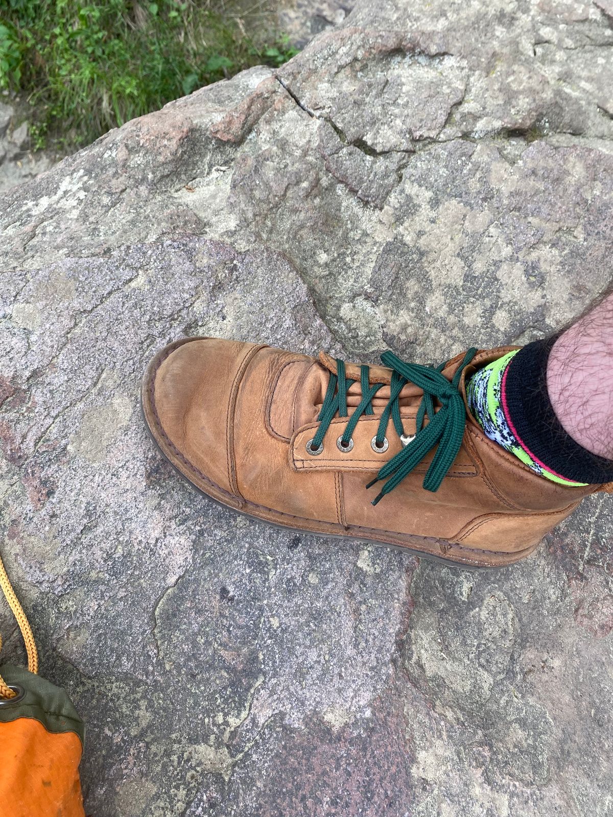 Photo by lolo99 on June 7, 2025 of the Jim Green African Ranger Barefoot Boot in Fudge Crazy Horse.