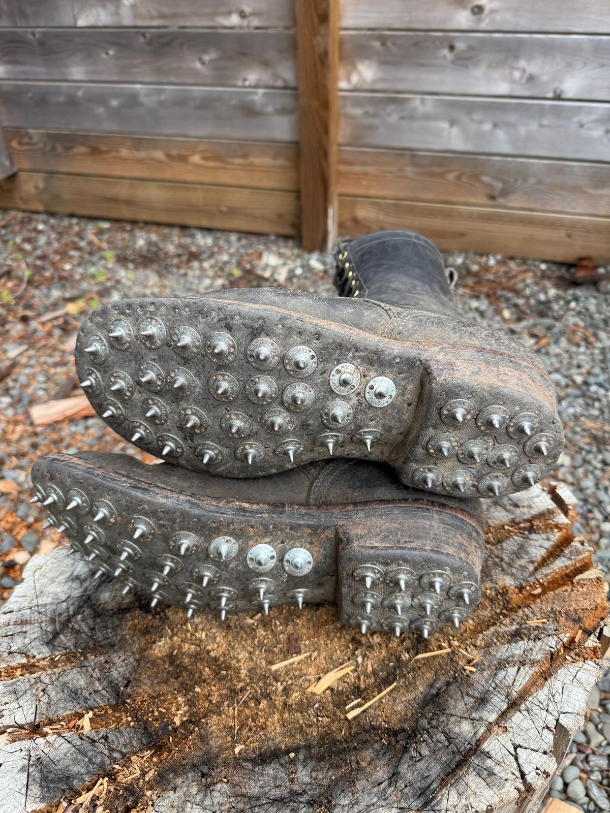 Photo by Awry_Camera on September 12, 2025 of the Nicks Hot Shot in Seidel MaxSupport Black Roughout & Seidel MaxSupport Black.