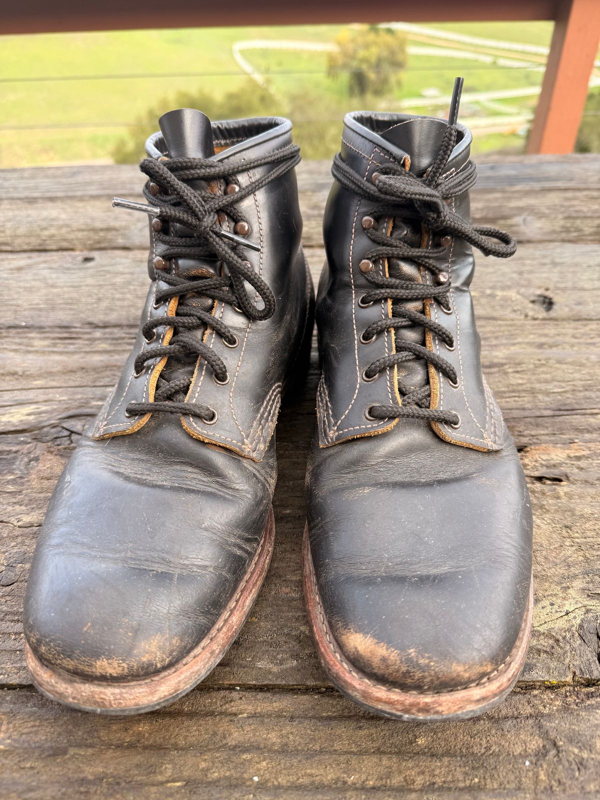 Photo by PastaKing on January 5, 2026 of the Red Wing Beckman Flatbox in S.B. Foot Black Klondike.