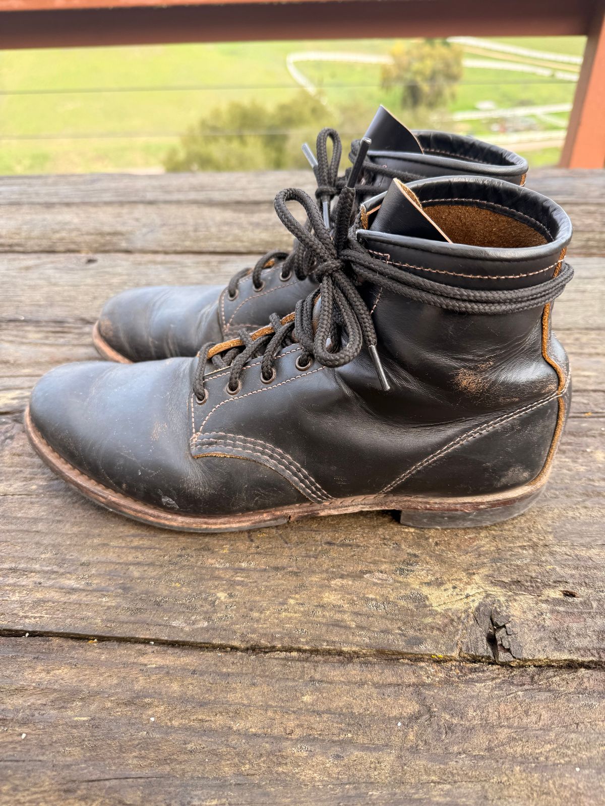 Photo by PastaKing on January 5, 2026 of the Red Wing Beckman Flatbox in S.B. Foot Black Klondike.