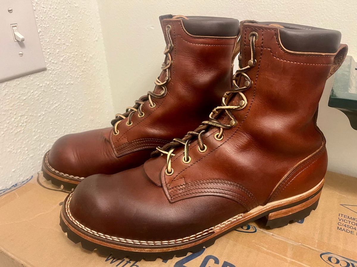 Photo by grimmnir2024 on January 12, 2025 of the Nicks Lace Up Heritage in 64 Brown Double Shot.