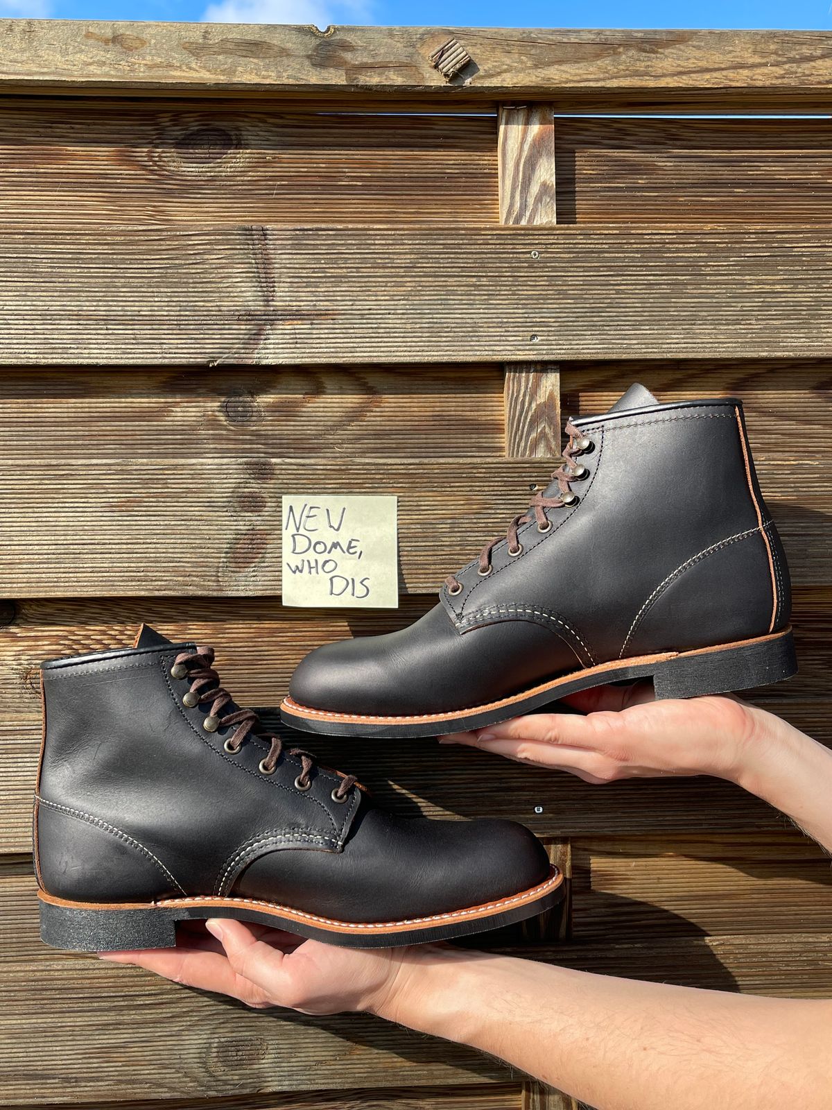 Photo by Jakob_Boots on October 2, 2025 of the Red Wing Blacksmith 3345 in S.B. Foot Black Prairie.