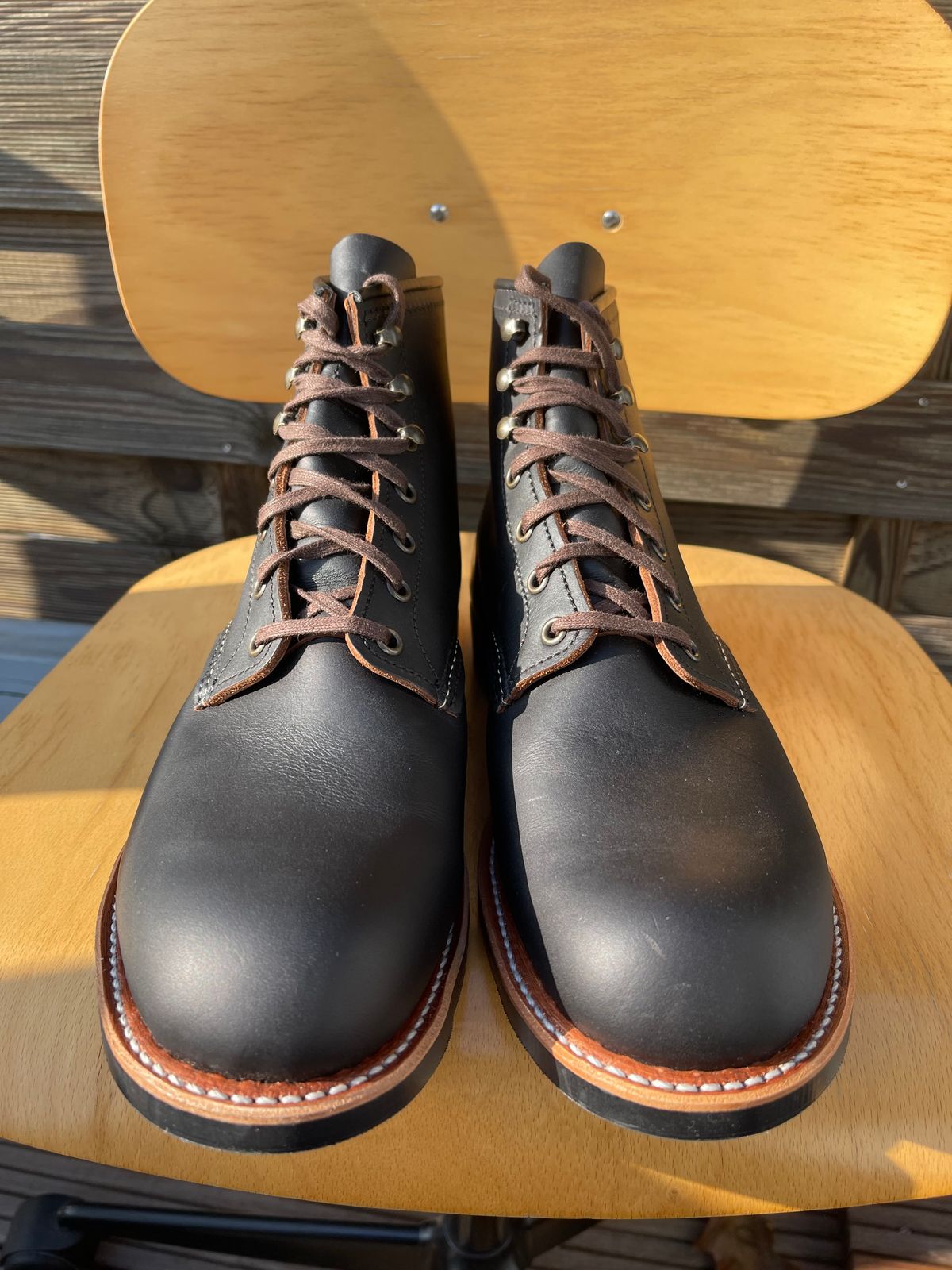 Photo by Jakob_Boots on October 2, 2025 of the Red Wing Blacksmith 3345 in S.B. Foot Black Prairie.