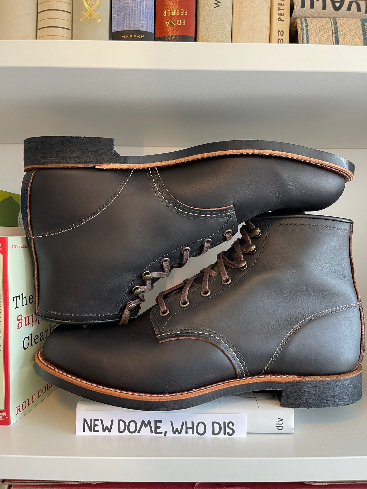 Photo by Jakob_Boots on October 2, 2025 of the Red Wing Blacksmith 3345 in S.B. Foot Black Prairie.