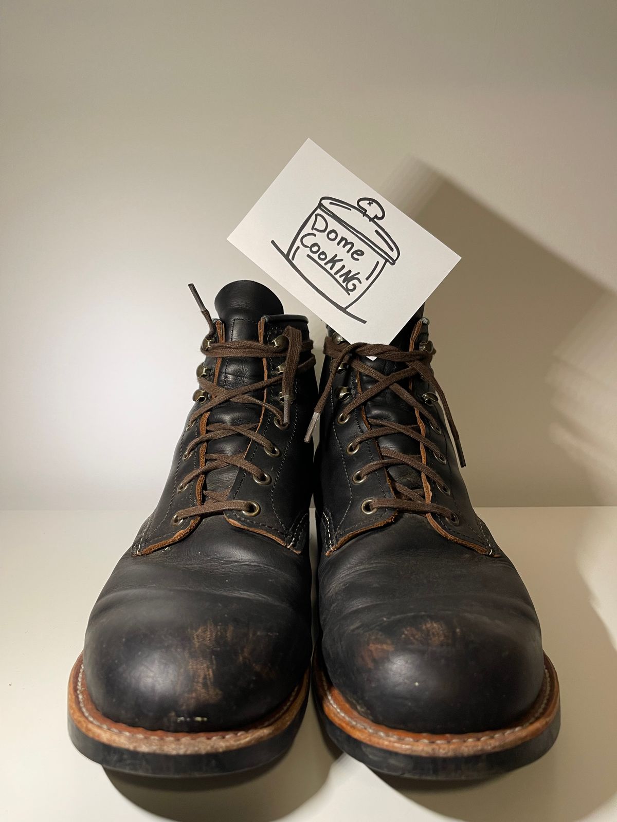 Photo by Jakob_Boots on November 5, 2025 of the Red Wing Blacksmith 3345 in S.B. Foot Black Prairie.