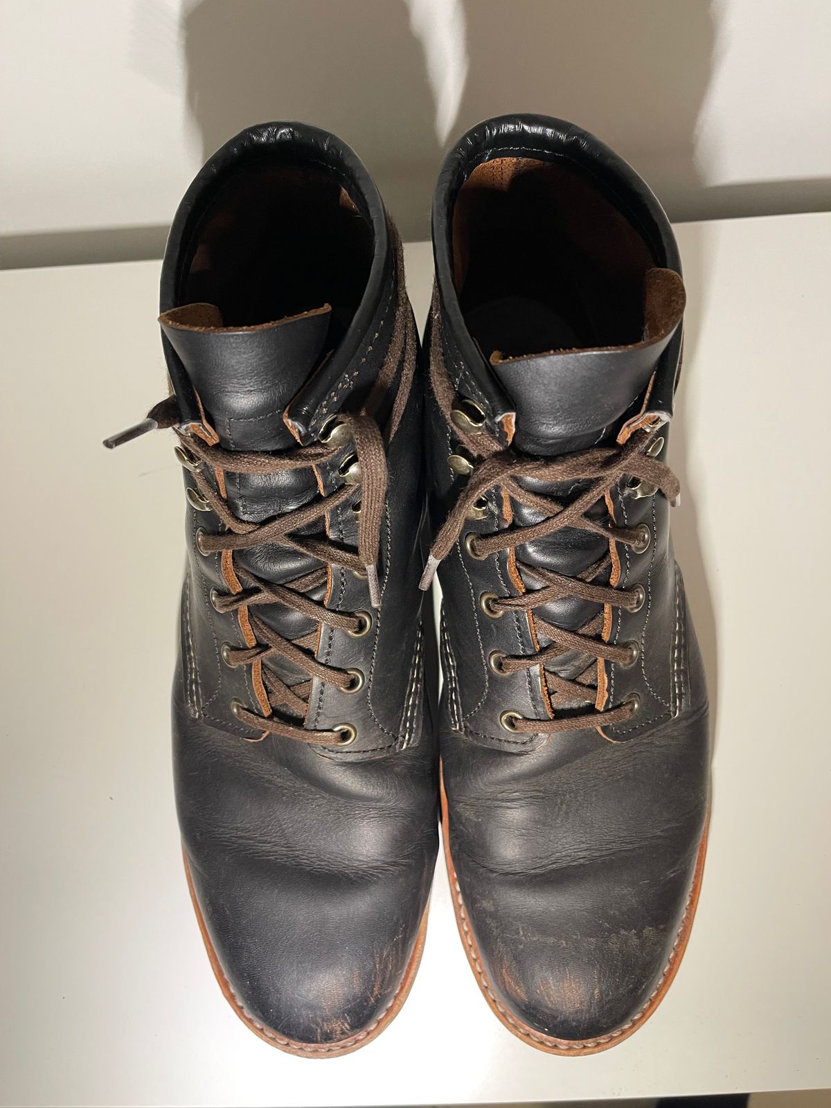 Photo by Jakob_Boots on November 5, 2025 of the Red Wing Blacksmith 3345 in S.B. Foot Black Prairie.