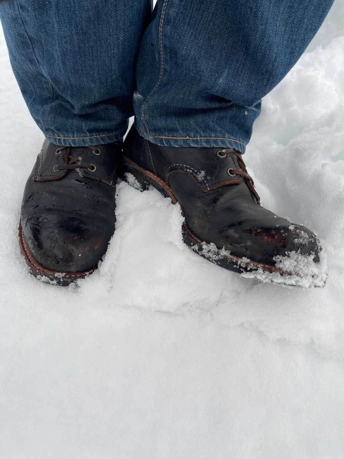Photo by Jakob_Boots on January 2, 2026 of the Red Wing Blacksmith 3345 in S.B. Foot Black Prairie.