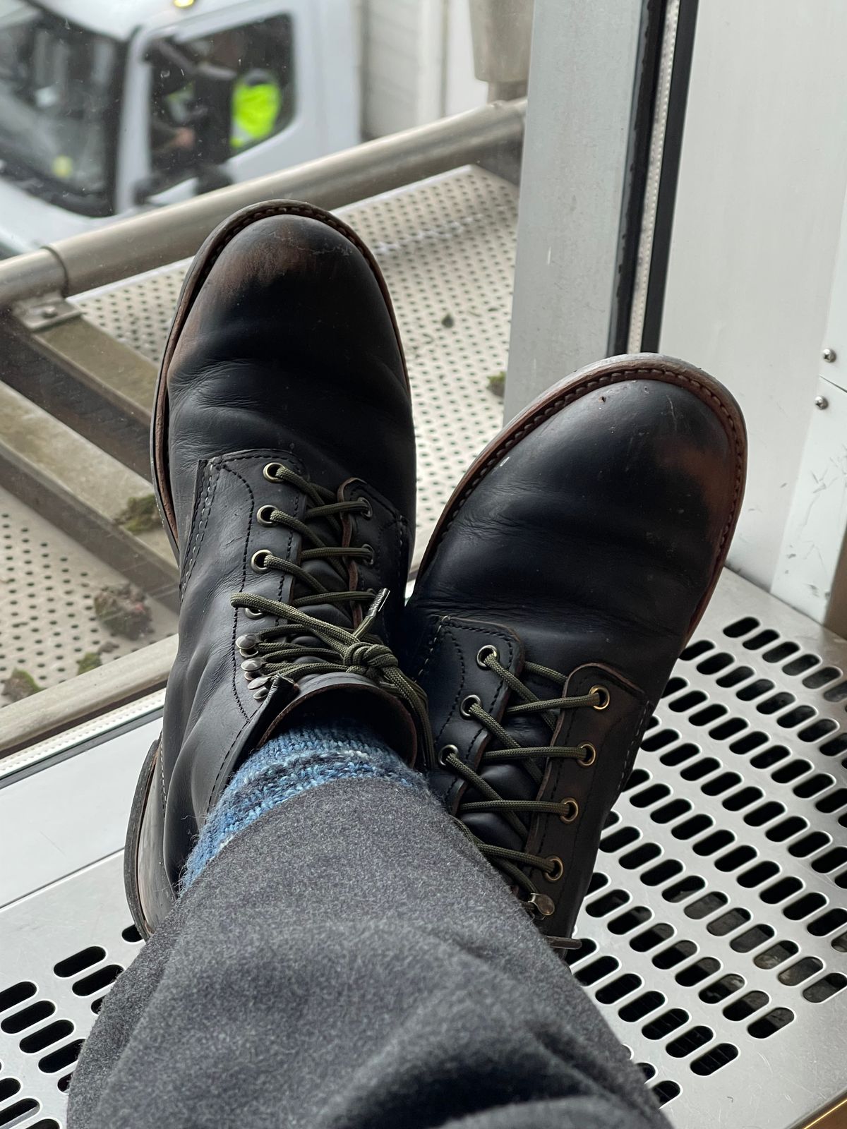 Photo by Jakob_Boots on January 30, 2026 of the Red Wing Blacksmith 3345 in S.B. Foot Black Prairie.