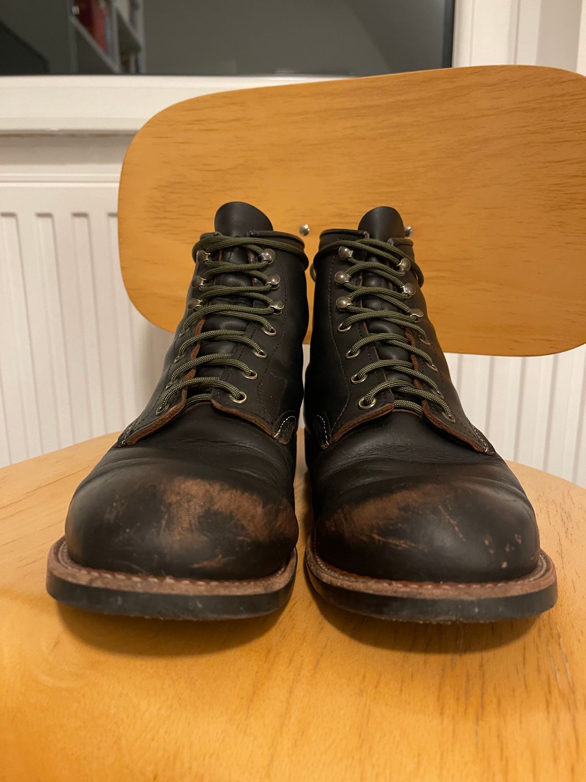 Photo by Jakob_Boots on January 29, 2026 of the Red Wing Blacksmith 3345 in S.B. Foot Black Prairie.