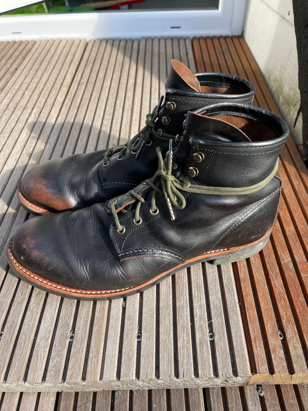 Photo by Jakob_Boots on March 3, 2026 of the Red Wing Blacksmith 3345 in S.B. Foot Black Prairie.