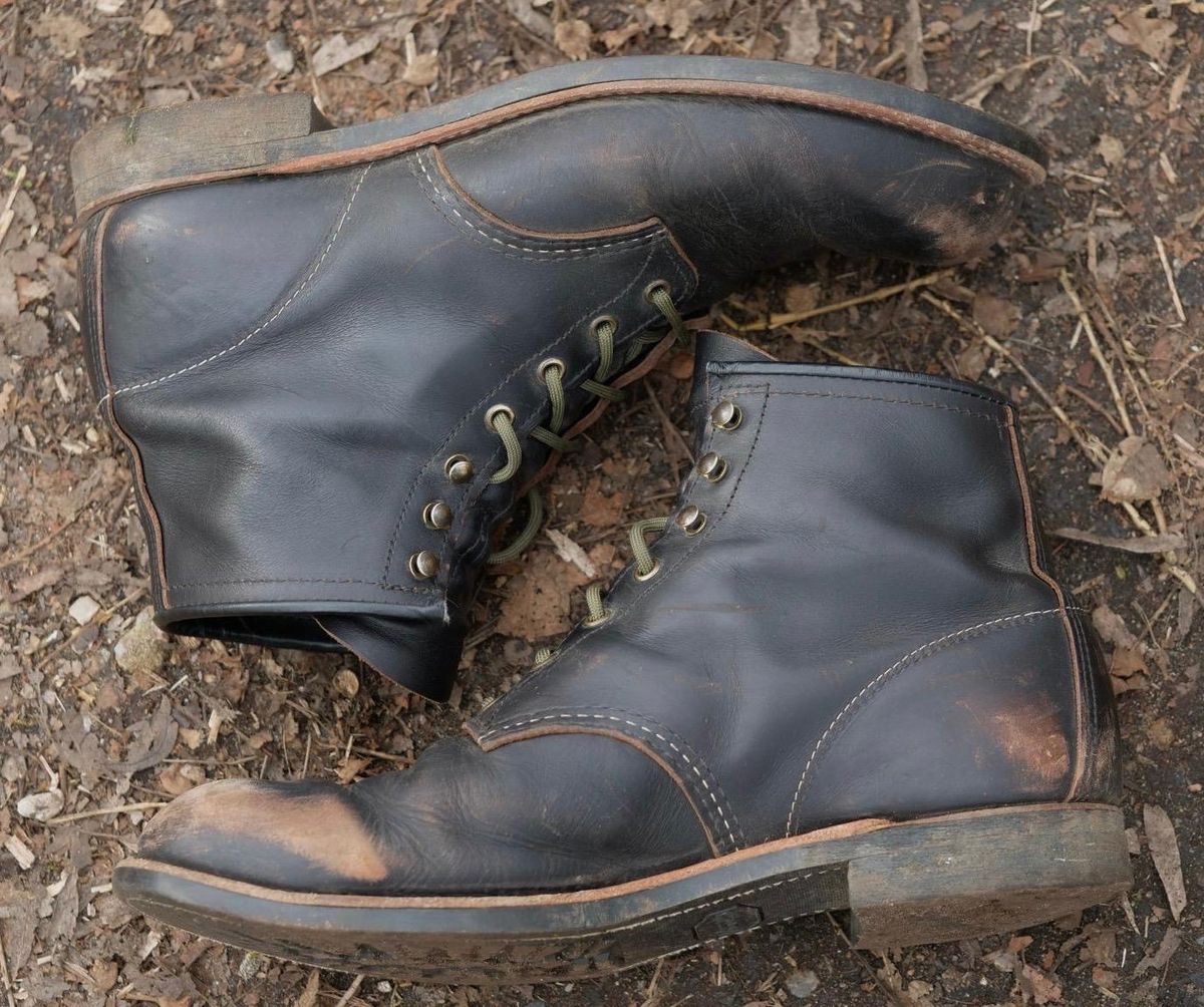 Photo by Jakob_Boots on March 29, 2026 of the Red Wing Blacksmith 3345 in S.B. Foot Black Prairie.