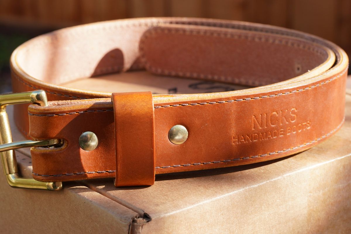 Photo by jdsw20 on November 2, 2025 of the Nicks Belt in Wickett & Craig Mojave Double Stuffed.