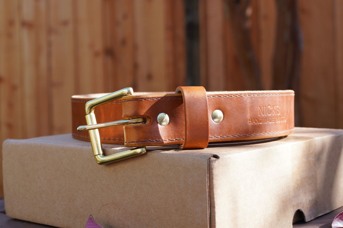 Photo by jdsw20 on November 2, 2025 of the Nicks Belt in Wickett & Craig Mojave Double Stuffed.