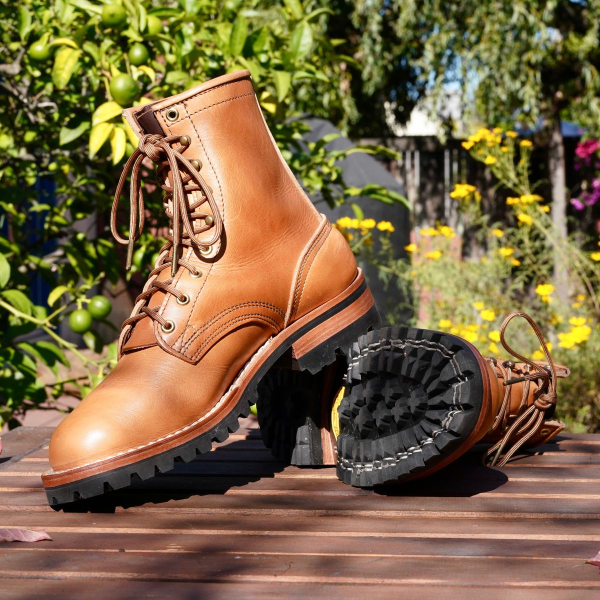 Photo by jdsw20 on November 2, 2025 of the Nicks Parkhurst V3 in Horween Light Natural Dublin.