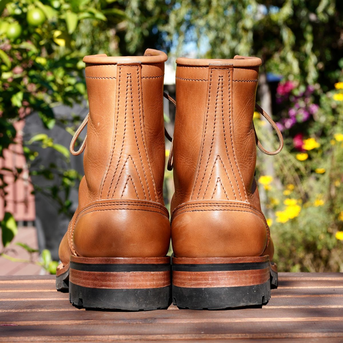 Photo by jdsw20 on November 2, 2025 of the Nicks Parkhurst V3 in Horween Light Natural Dublin.