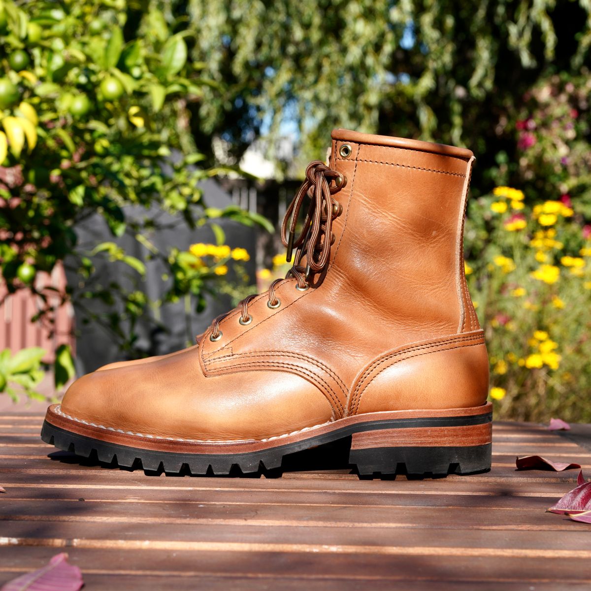 Photo by jdsw20 on November 2, 2025 of the Nicks Parkhurst V3 in Horween Light Natural Dublin.