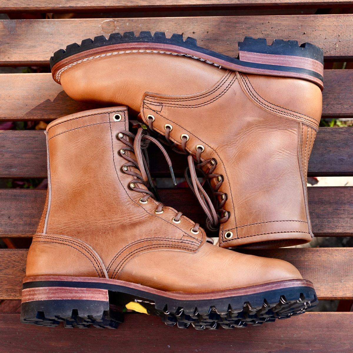 Photo by jdsw20 on November 2, 2025 of the Nicks Parkhurst V3 in Horween Light Natural Dublin.