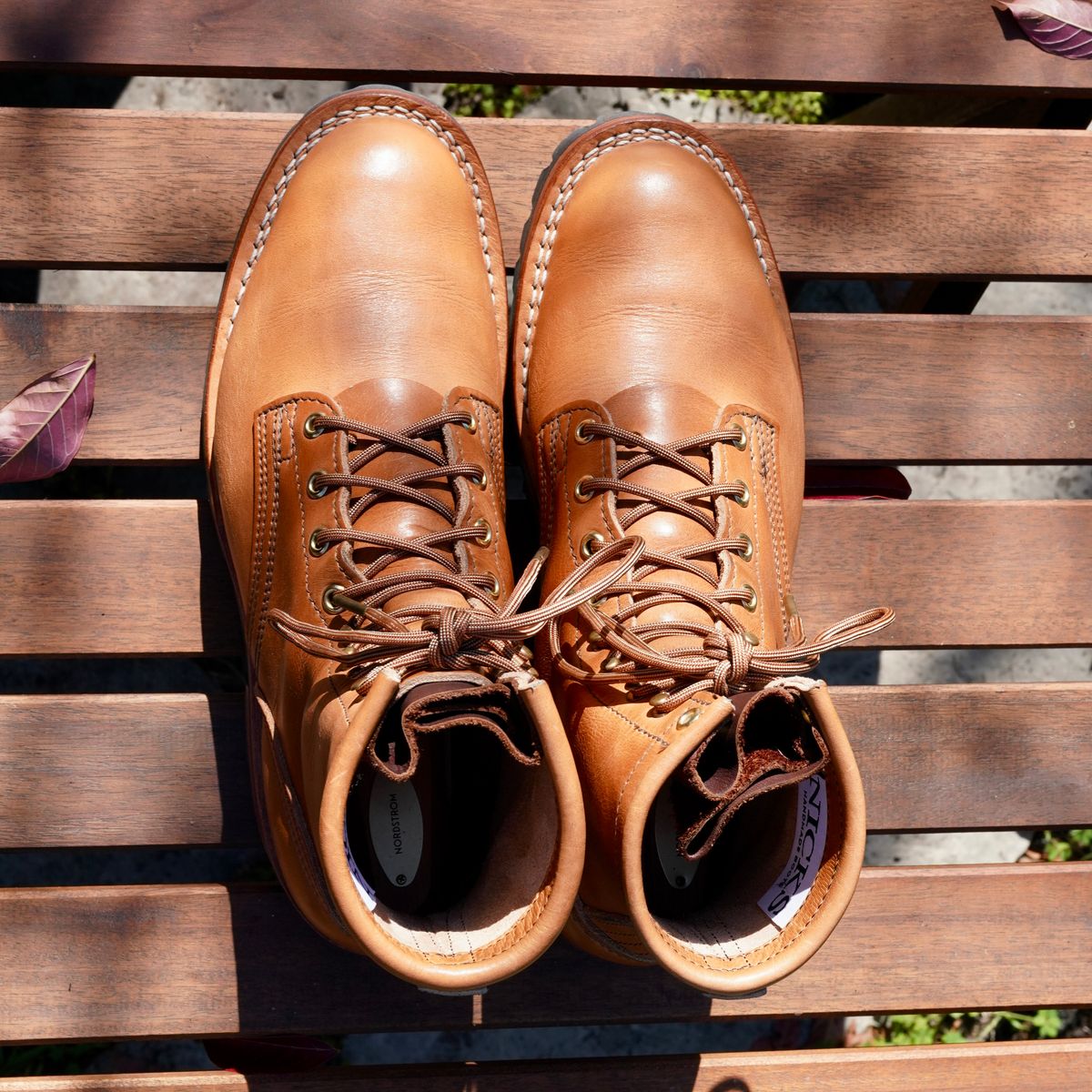 Photo by jdsw20 on November 2, 2025 of the Nicks Parkhurst V3 in Horween Light Natural Dublin.