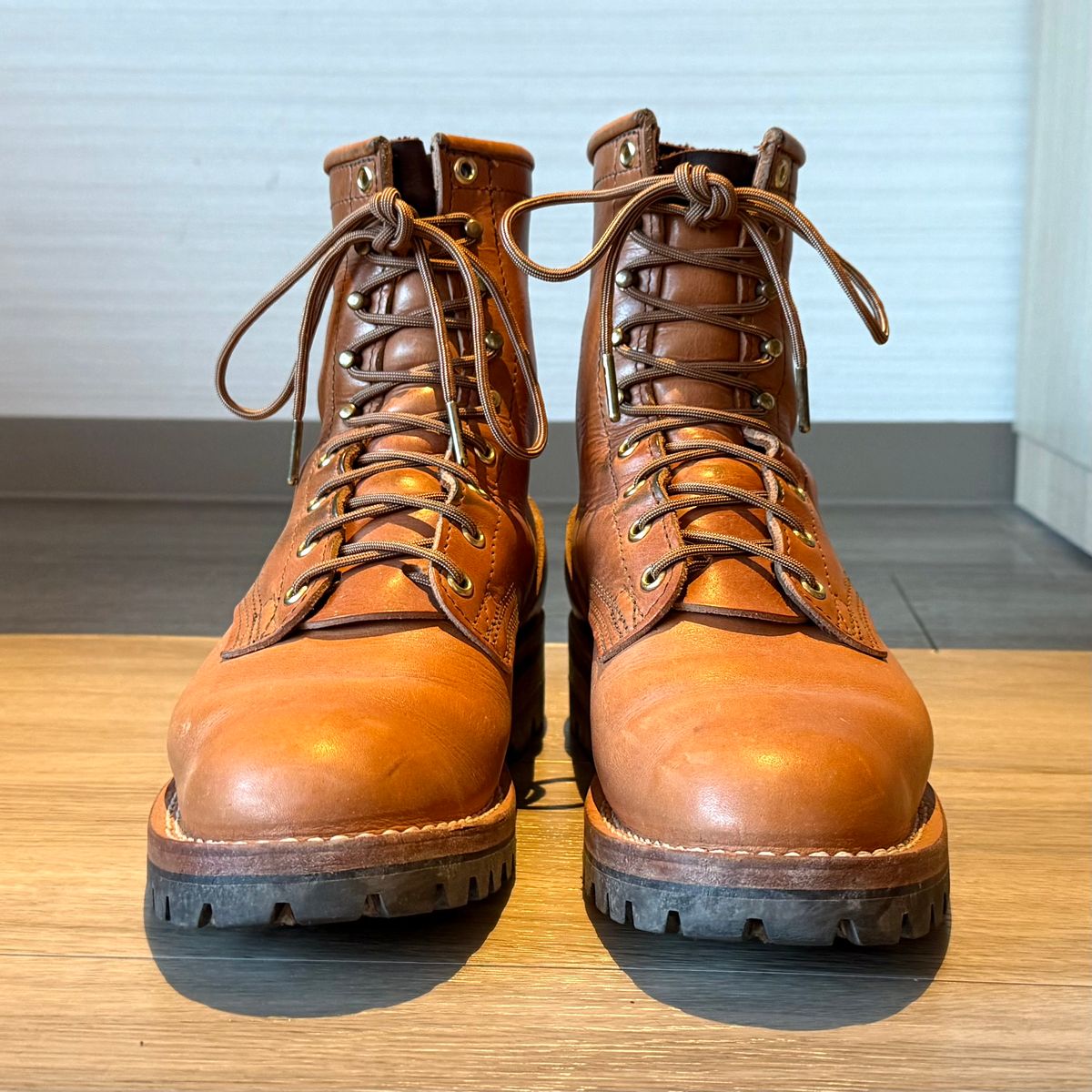 Photo by jdsw20 on December 4, 2025 of the Nicks Parkhurst V3 in Horween Light Natural Dublin.