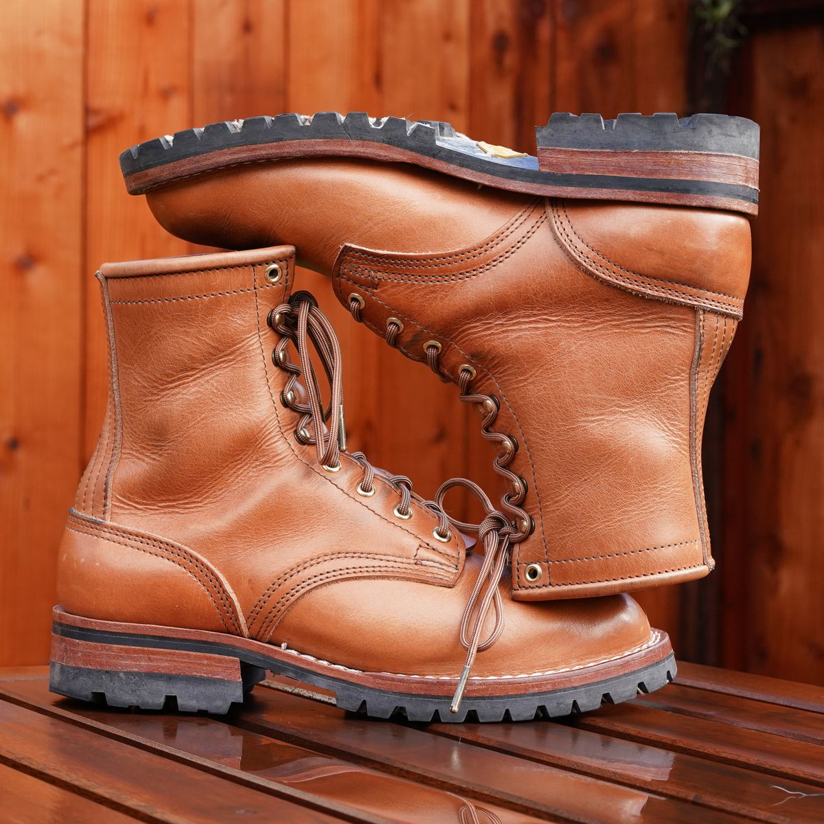 Photo by jdsw20 on January 1, 2026 of the Nicks Parkhurst V3 in Horween Light Natural Dublin.