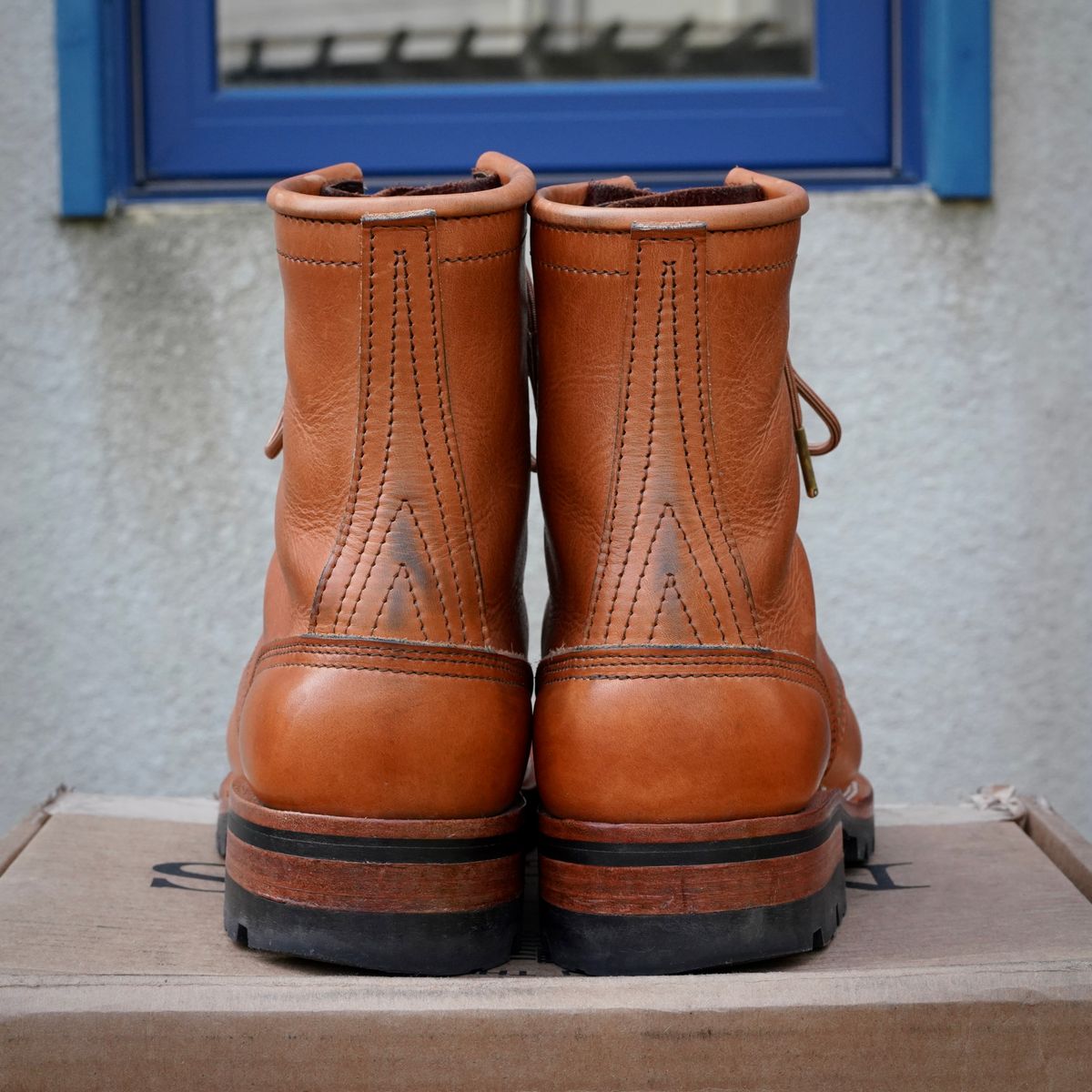 Photo by jdsw20 on February 1, 2026 of the Nicks Parkhurst V3 in Horween Light Natural Dublin.