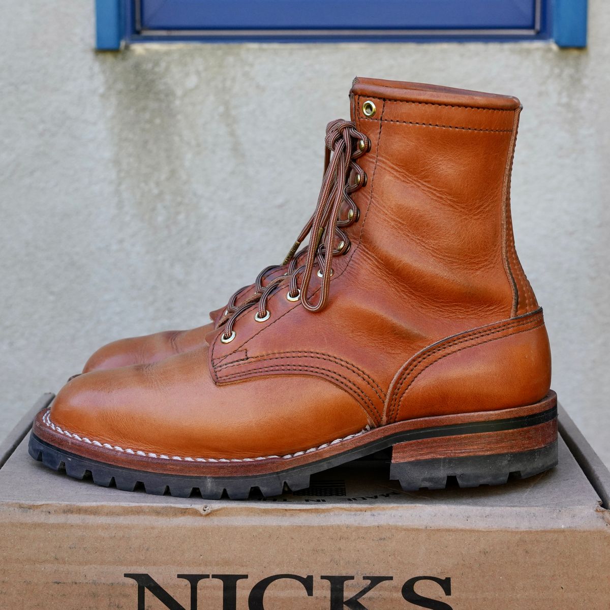 Photo by jdsw20 on March 4, 2026 of the Nicks Parkhurst V3 in Horween Light Natural Dublin.