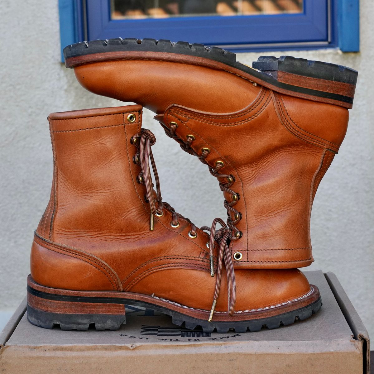 Photo by jdsw20 on March 4, 2026 of the Nicks Parkhurst V3 in Horween Light Natural Dublin.