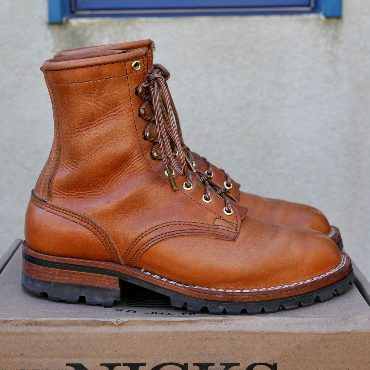 Photo by jdsw20 on March 4, 2026 of the Nicks Parkhurst V3 in Horween Light Natural Dublin.