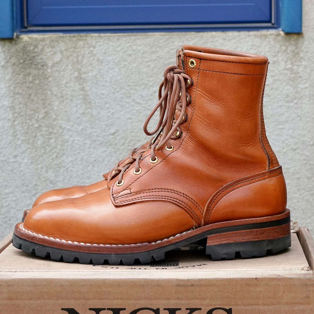 Photo by jdsw20 on April 4, 2026 of the Nicks Parkhurst V3 in Horween Light Natural Dublin.