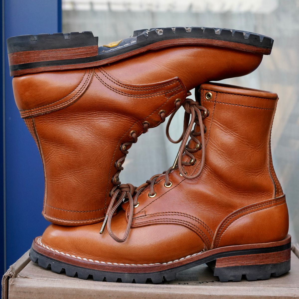 Photo by jdsw20 on April 4, 2026 of the Nicks Parkhurst V3 in Horween Light Natural Dublin.