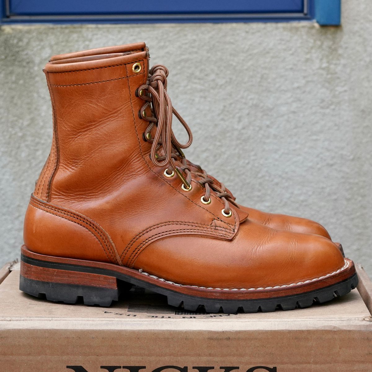 Photo by jdsw20 on April 4, 2026 of the Nicks Parkhurst V3 in Horween Light Natural Dublin.