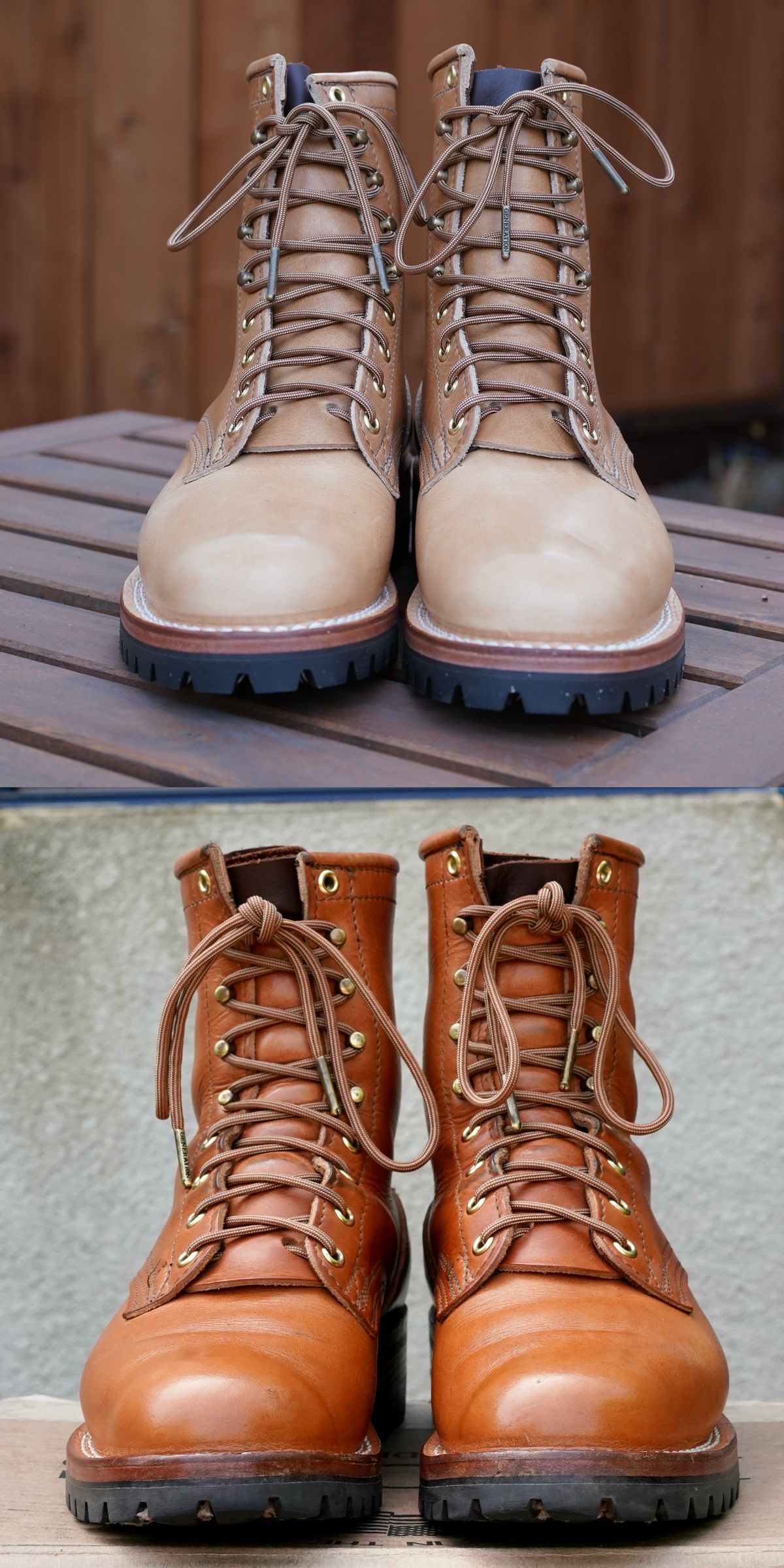 Photo by jdsw20 on April 6, 2026 of the Nicks Parkhurst V3 in Horween Light Natural Dublin.