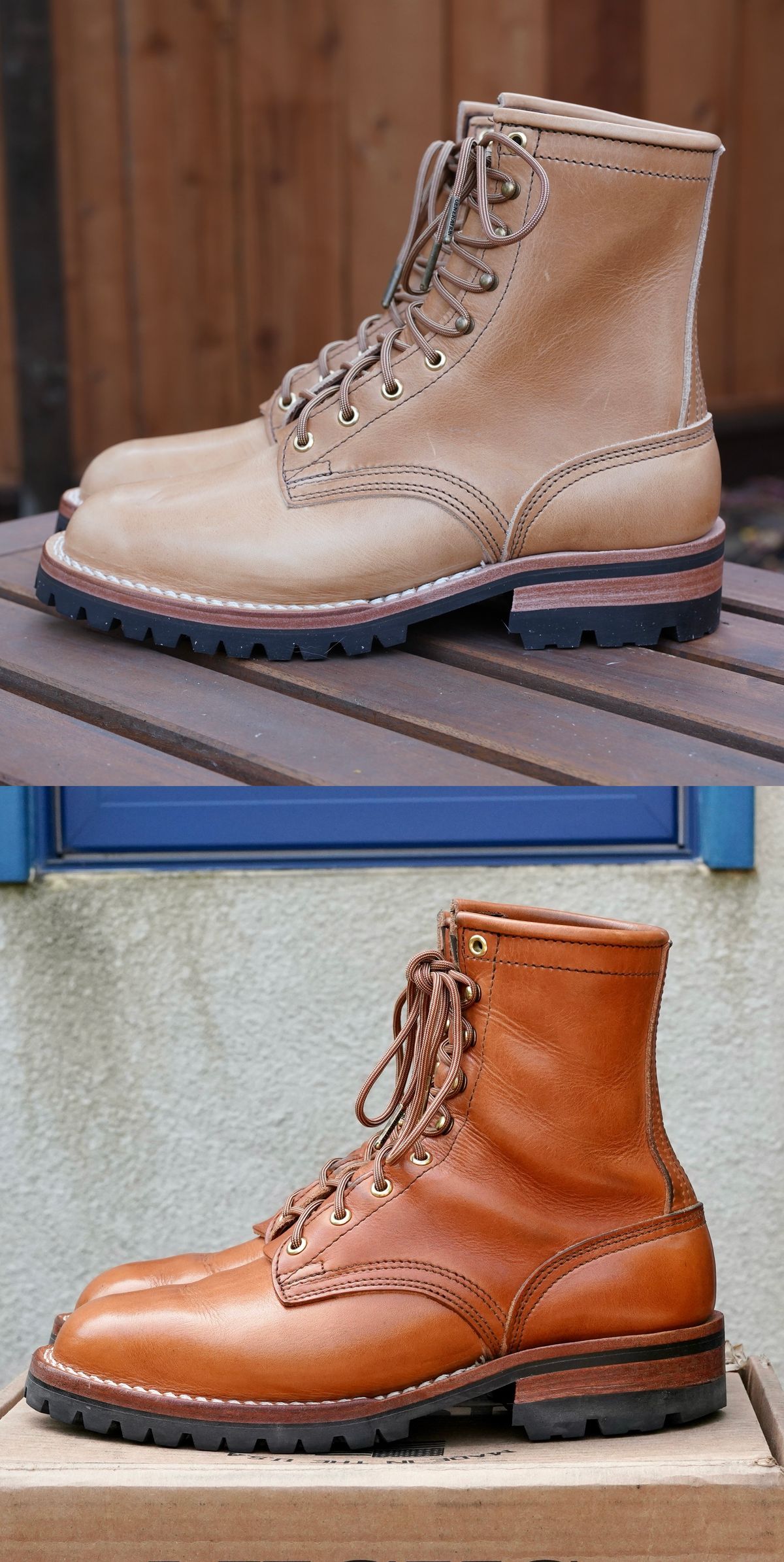 Photo by jdsw20 on April 6, 2026 of the Nicks Parkhurst V3 in Horween Light Natural Dublin.