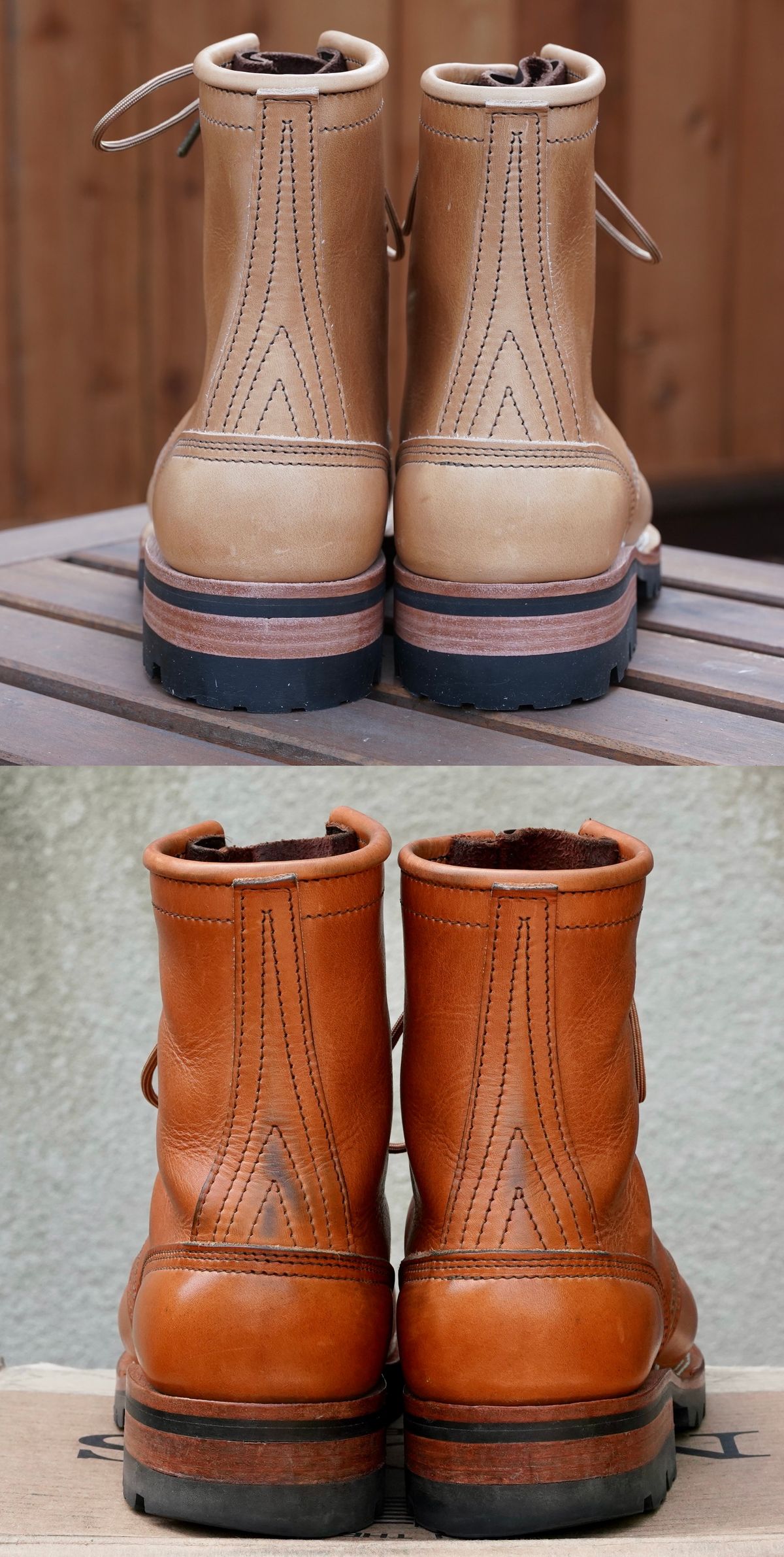 Photo by jdsw20 on April 6, 2026 of the Nicks Parkhurst V3 in Horween Light Natural Dublin.