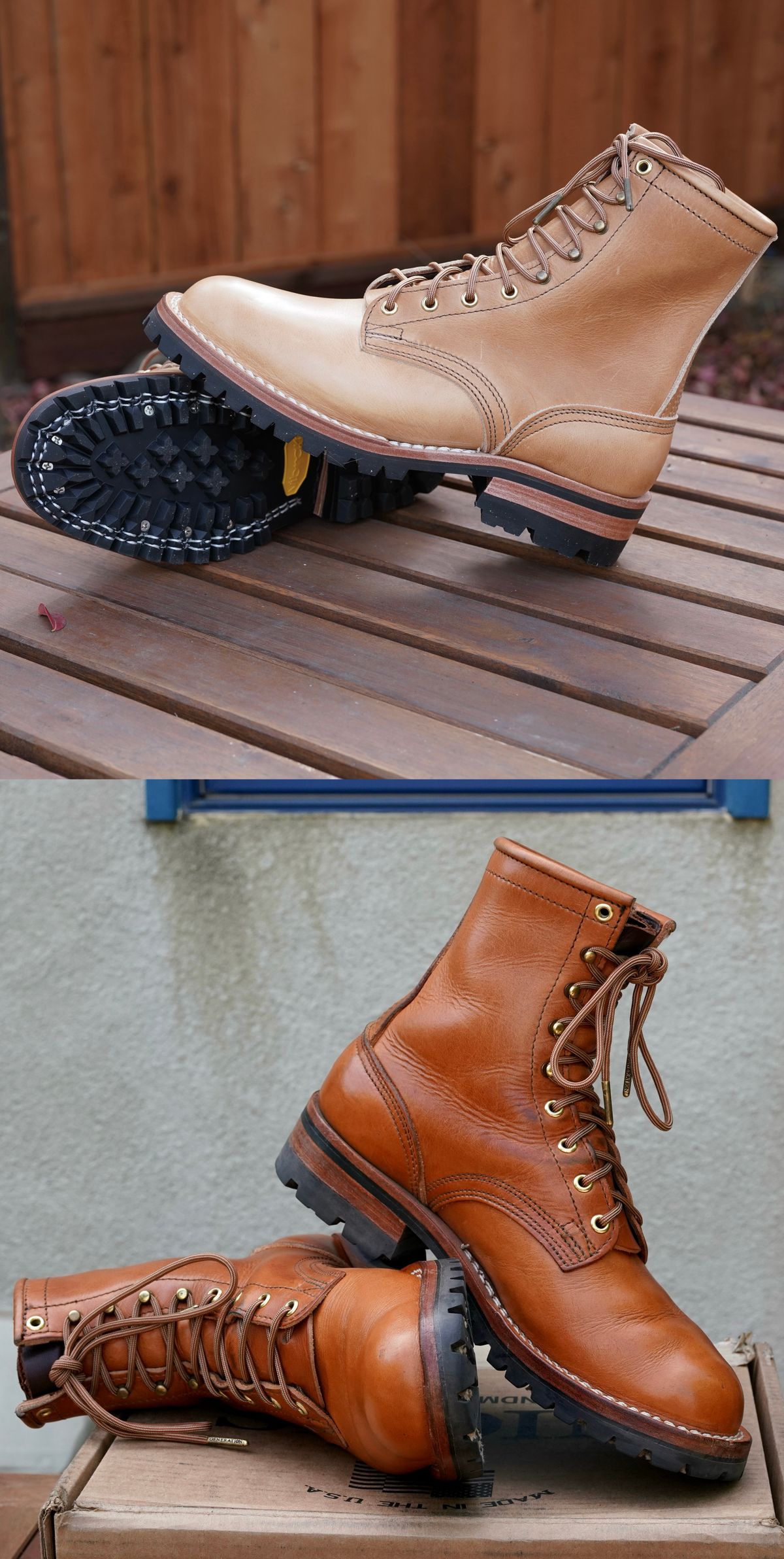 Photo by jdsw20 on April 6, 2026 of the Nicks Parkhurst V3 in Horween Light Natural Dublin.