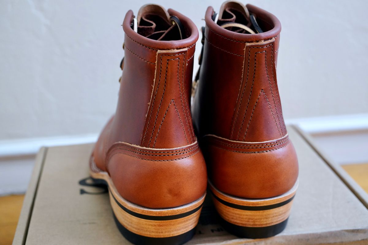 Photo by jdsw20 on October 1, 2024 of the Nicks MTO in Wickett & Craig Tan Oiled Latigo.