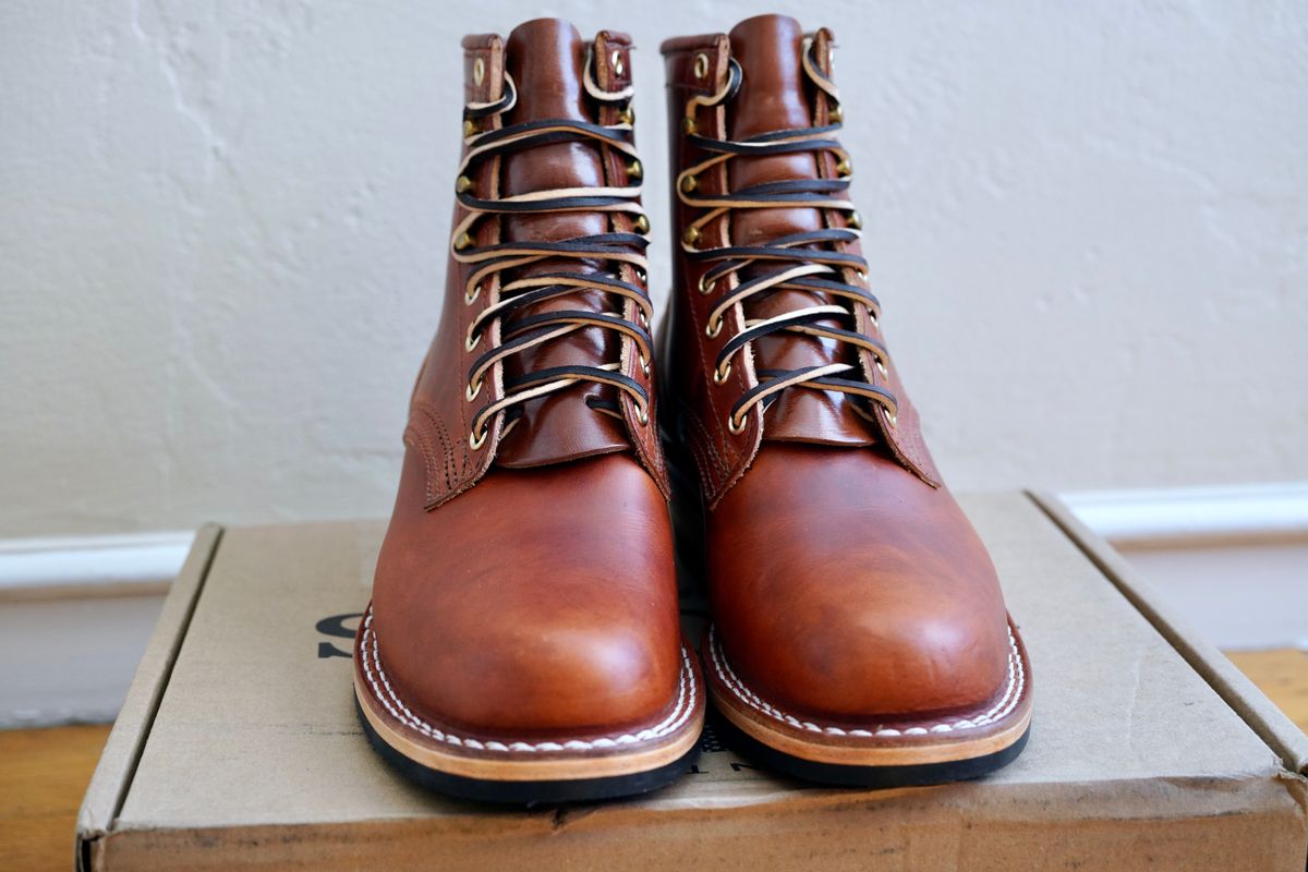 Photo by jdsw20 on October 1, 2024 of the Nicks MTO in Wickett & Craig Tan Oiled Latigo.